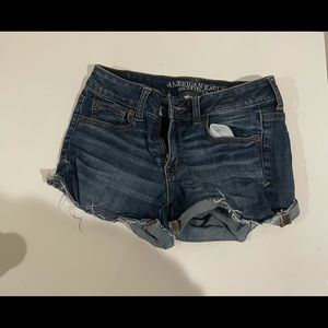 American Eagle super stretch shortie jean shorts